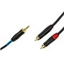 Câble Audio Jack vers 2 RCA Sound station quality (SSQ) MiJRCA1 1 m