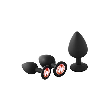 Plug Anal Dream Toys Fantasstic Noir 3 Pièces