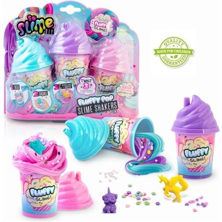 SO DIY So Slime Fluffy - Lot de 3 Slime Shakers Fluffy parfumés - Découvre une nouvelle texture de slime ! - SSC 101 - 6 ans et 