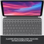 Logitech Combo Touch Gris Smart Connector AZERTY Français