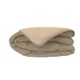 CALGARY Couette chaude Microfibre 400g/m² Taupe & Lin 140x200cm