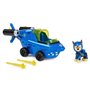 PAW Patrol PAT' PATROUILLE AQUA PUPS - Voiture + Figurine Chase - Voiture Pat Patrouille Chase - Figurine à Collectionner - Thèm