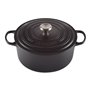 Le Creuset Cocotte Signature ronde 22cm noir Schwarz (21177220000430)