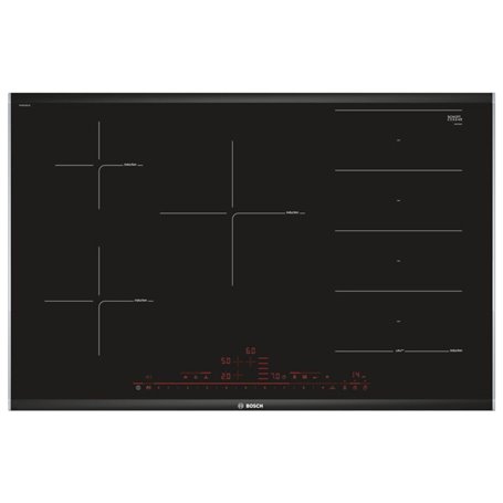 Bosch Serie 8 PXV875DV1E plaque Noir Intégré 82 cm Plaque avec zone à induction 5 zone(s)