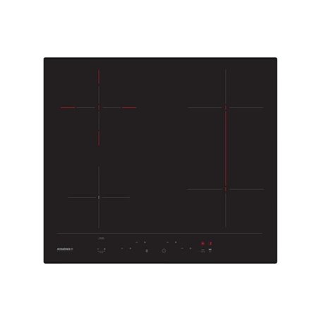 Rosières PLAQUE VITROCERAMIQUE Noir  Individuelles - Frontal - 6500 W - Grand fo ROSIERES - RH64DBCP/2