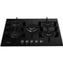 Whirlpool GOWL 758/NB FR plaque Noir Intégré 75 cm Gaz 5 zone(s)
