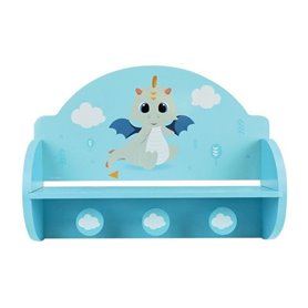 FUN HOUSE Leon le Dragon 713338 ETAGERE PORTEMANTEAU Dimensions : +- H. 33 x L. 46 x P. 15 cm pour enfant