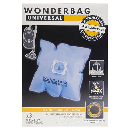 Rowenta WB403120 Accessoire et fourniture pour aspirateur Aspirateur réservoir cylindrique Sac à poussière