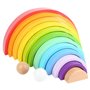 Small Foot - Wooden Building Blocks Rainbow XL