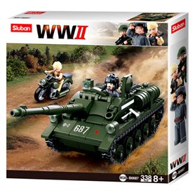 Sluban WWII - SU-85 Allied Anti-Tank Tank Sluban WWII - SU-85 Allied Anti-Tank Tank