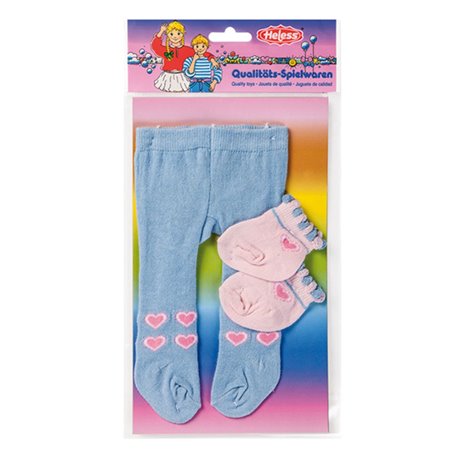 HELESS Dolls maillot with Socks-blue