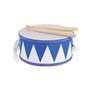 GOKI Tambour blanc et bleu