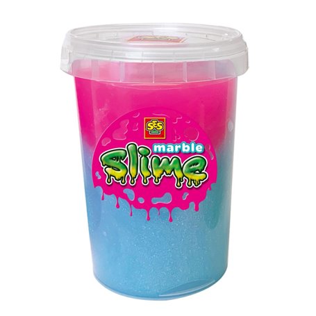 SES Creative Slime marbré - Bleu et rose 200 g