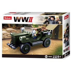Sluban WWII - GAZ-67 Allied Jeep Sluban WWII - GAZ-67 Allied Jeep