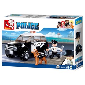 Sluban Police Car with Dog Sluban Police Car with Dog
