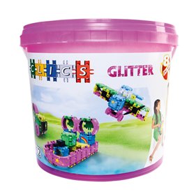 Clics Build & Play Glitter bucket