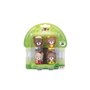 Lot de 4 figurines Klorofil Famille Browny