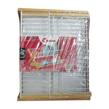 Egouttoir à vaisselle pliable Lilly 42x37cm blanc