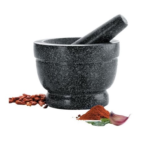 Mortier D 16 cm + pilon granit