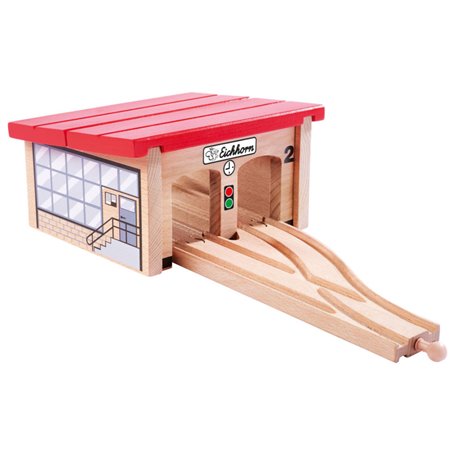 Eichhorn Train Rails Locomotive Shed