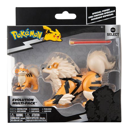 Boti - Pokemon Evolution Multipack Figures - Growlithe & Arcan 38193