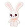 Spectron - Peekapets Bunny Plush Stuffed Toy - White IM88948