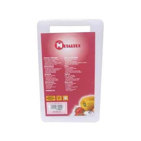 METALTEX Planche à découper polyéthylène 25x15x0