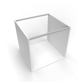 Emuca 8160562 Kit de 4 profils transversaux pour meubles de cuisine Albeam