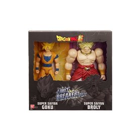 Pack 2 Figurines Bandai Limit Breaker Goku et Broly