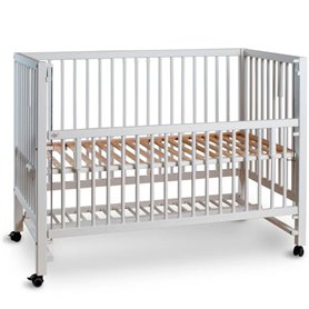 Lit d'appoint XXL HAJO hêtre Blanc120x60 cm