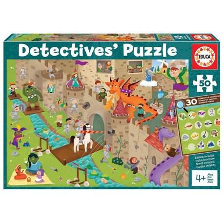 50 pcs Detective puzzle Le Chateau