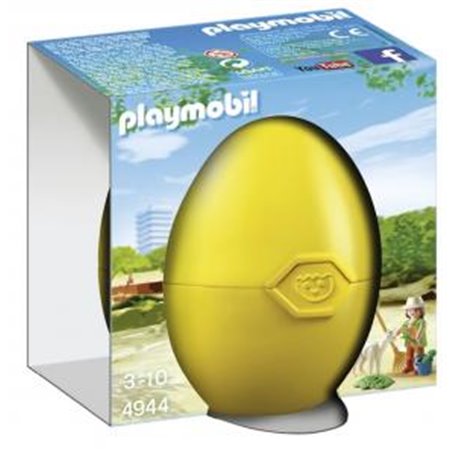 4944 Playmobil Oeuf de Paques Soigneur avec bébé alpaga