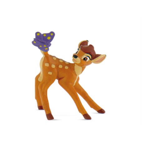 Figurine Bambi avec papillon