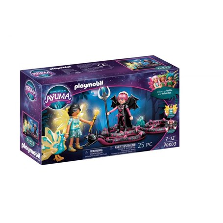 70803 Playmobil Crystal fairy et bat fairy avec animaux