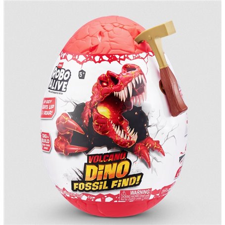 Robo Alive Volcano Dino Fossil Find ZURU