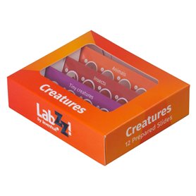 Lames pour microscopes Levenhuk LabZZ C12 Creatures