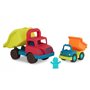 Set de 2 camions benne - Grand et petit