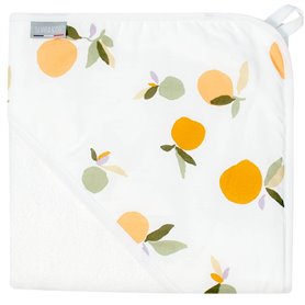 Ma première cape de bain en coton et bambou- Clem
