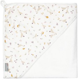 Grande cape de bain en coton et bambou- Sidonia