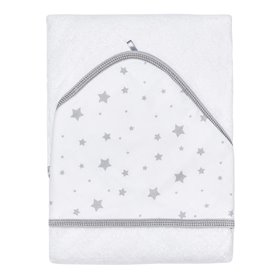 Cape de bain en bambou- STELLA - blanc