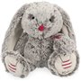 doudou musical Leo lapin gris