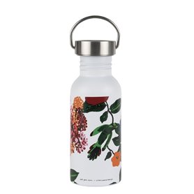 Gourde en inox thème les hibiscus