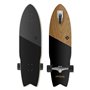 Skate Surfboard Street Surfing Shark Attack 36" koa black
