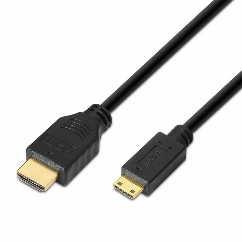 AISENS A119-0114 câble HDMI 1,8 m HDMI Type A (Standard) HDMI Type C (Mini) Noir