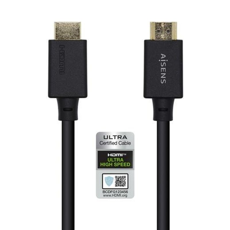 AISENS A150-0420 câble HDMI 0,5 m HDMI Type A (Standard) Noir