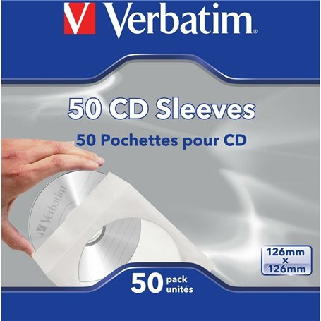Verbatim Pack de 50 pochettes CD