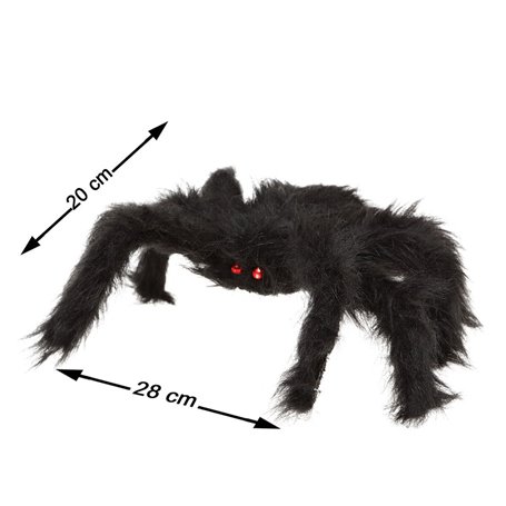 Décoration d'Halloween Araignée 20 x 28 cm Noir