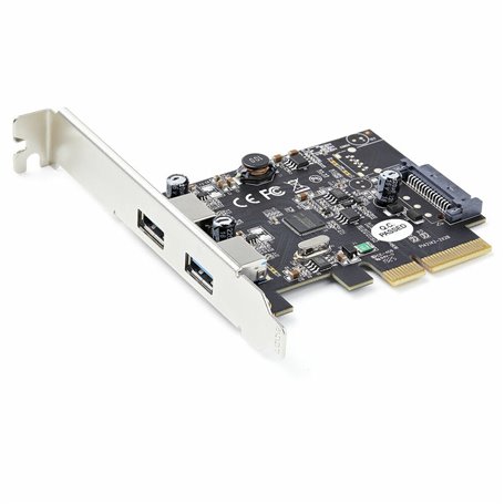 StarTech.com Carte PCIe 2 Ports USB - 10Gbps/port - Carte Contrôleur Hôte USB 3.2 Gen 2 Type-A PCI Express 3.0 x2 - Carte Adapta