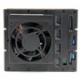 StarTech.com Rack amovible / Backplane sans tiroir pour 4x HDD SAS II/SATA III 6Gb/s de 3,5" avec échange à chaud - Alum