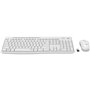 Logitech MK295 Silent Wireless Combo clavier Souris incluse Bureau USB QWERTY Italien Blanc